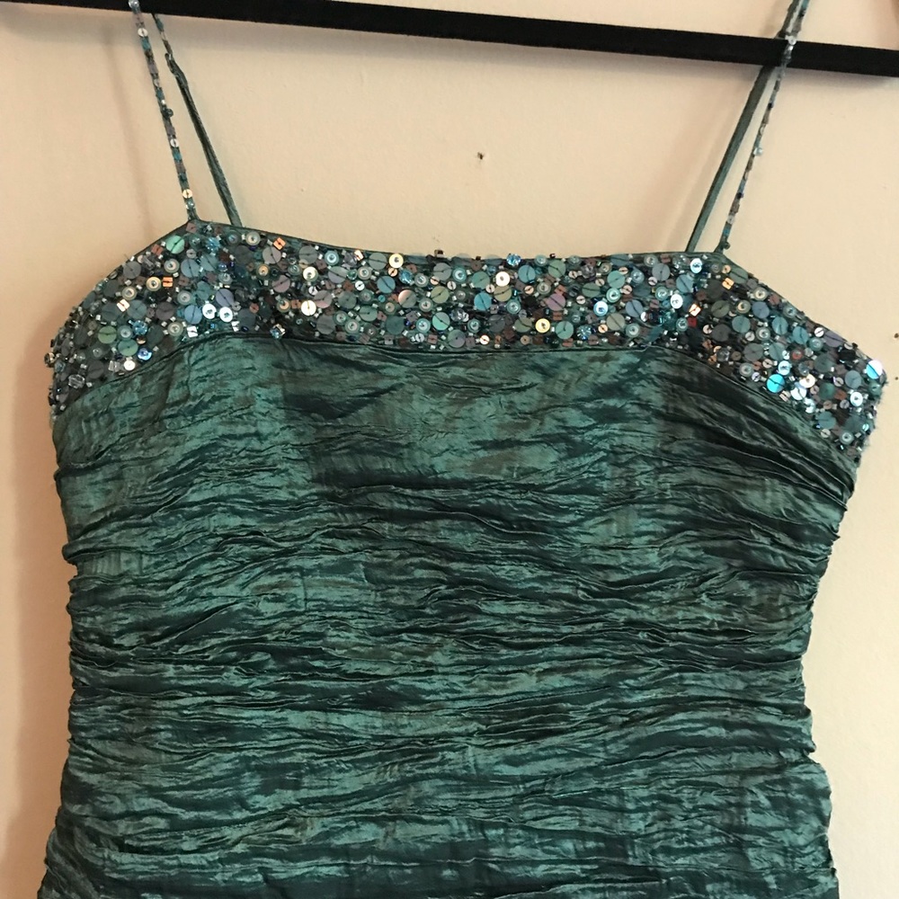 BCBG Green Cocktail Dress